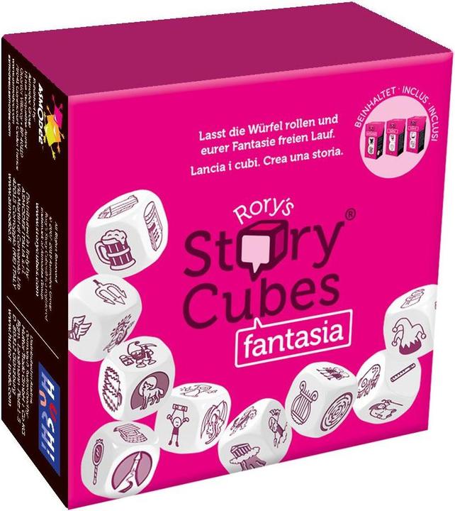 Produktbild Asmodée Würfelspiel Rory's Story Cubes Fantasia (Deutsch, Französisch, Italienisch)