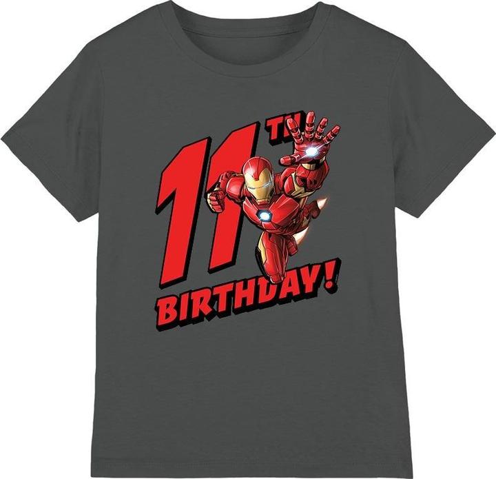 Immagine prodotto Iron Man Maglietta 11 ° compleanno Bambini (152, 158)