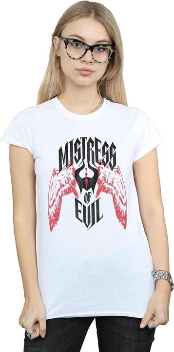 Actual product image Disney Womens/Ladies Maleficent Mistress Of Evil Wings Cotton T-Shirt (XXL)