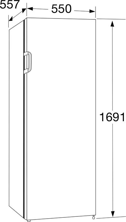 Actual product image Etna VV6169NWIT (Stand-alone, 194 l)