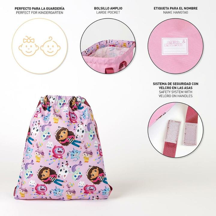 Produktbild Gabby's Dollhouse Rucksack für Kinder Rosa 27 x 33 cm