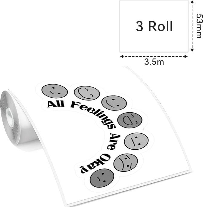 Actual product image Phomemo Thermal paper roll