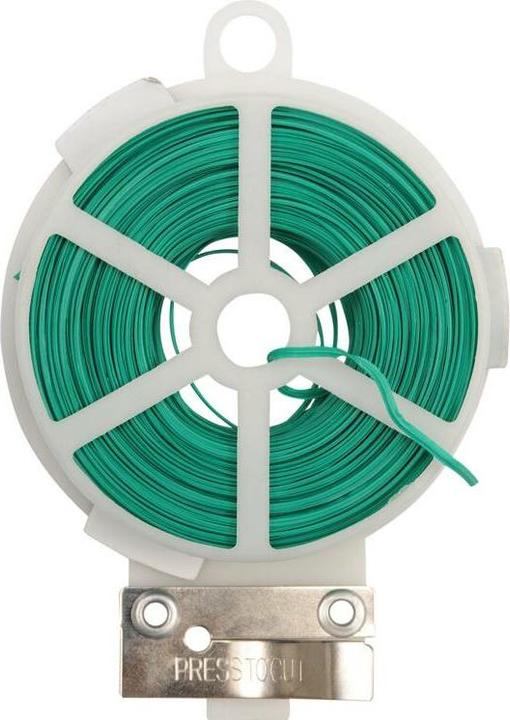 Toya Flo Gartendraht 30 m mit einem Cutter überzogen