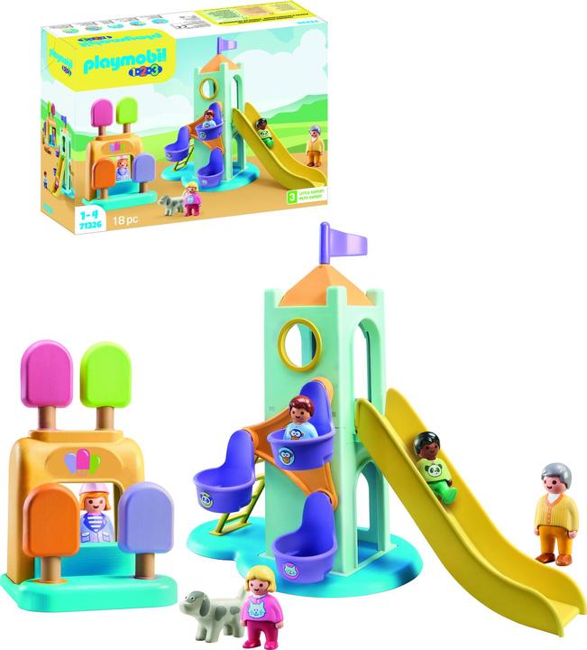 Produktbild Playmobil Erlebnisturm mit Eisstand (71326, Playmobil 1.2.3)