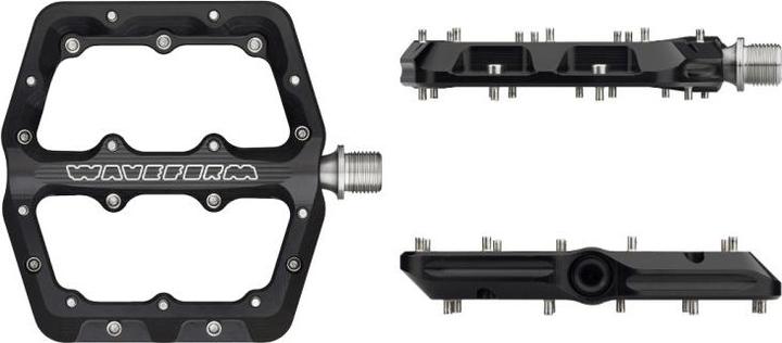 Productafbeelding Wolf Tooth Waveform pedalen, groot, platformpedaal, zwart