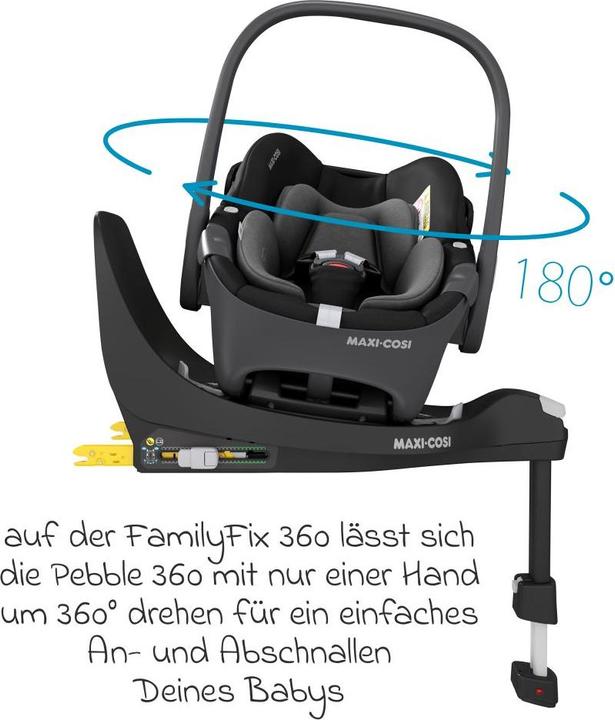 Actual product image Maxi-Cosi Pebble 360 i-Size (Baby car seat, ECE R129/i-Size Standard)