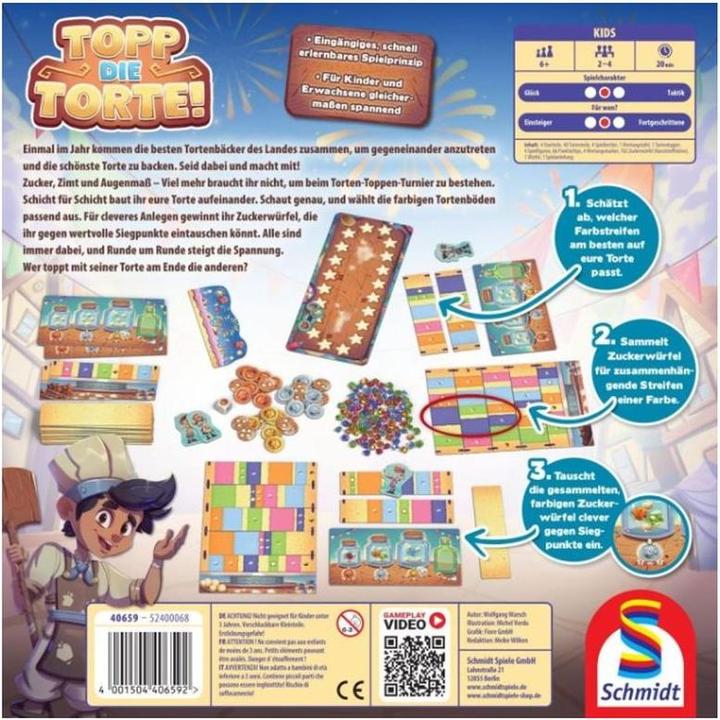 Actual product image Schmidt Spiele Top the cake (German)