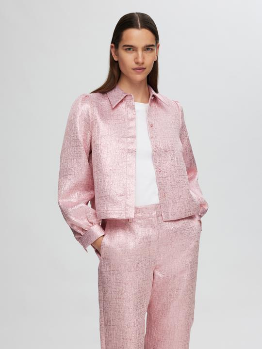 Produktbild Selected Femme Metallic Jacquard Hemd (40)