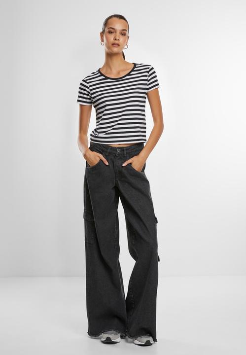 Immagine prodotto Urban Classics Maglietta corta a righe da donna - 142651 (XL)