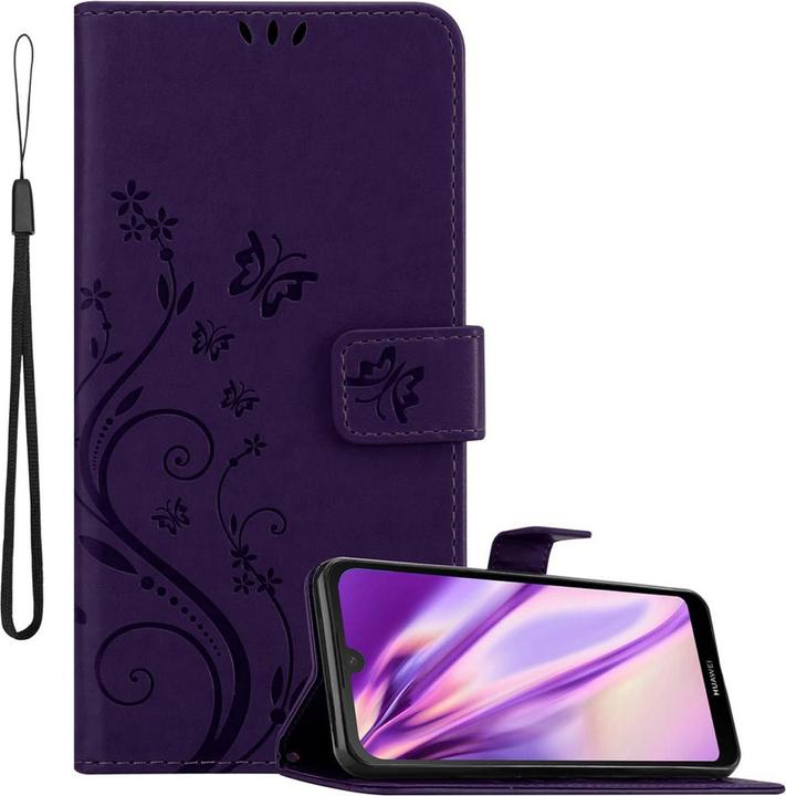 Immagine prodotto Cadorabo Copertina del libro di fiori (Huawei Y6 Pro)