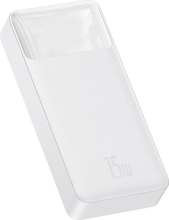 Actual product image Baseus Powerbank Bipow 20000mAh, 15W (white) (20000 mAh, 15 W, 74 Wh)
