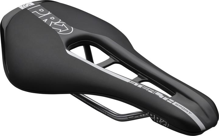 Actual product image PRO Saddle Stealth Sport AF with opening 142 mm black