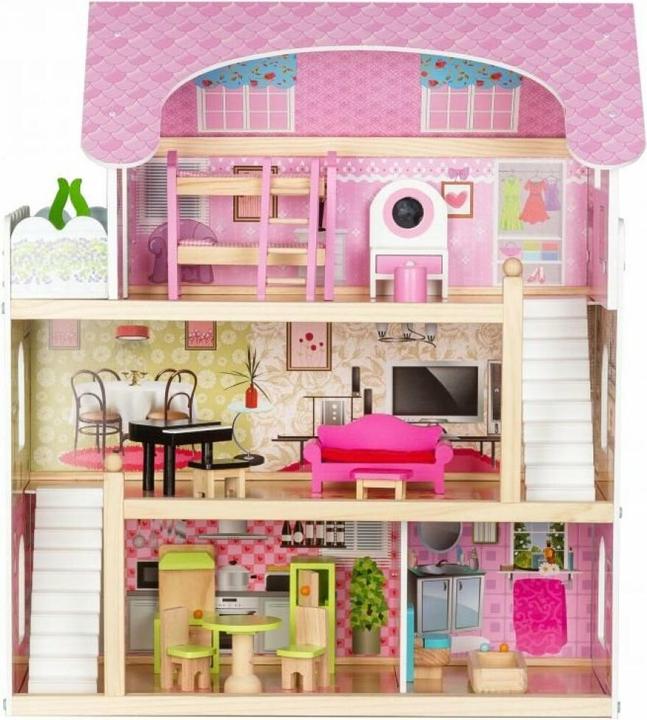 Actual product image EcoToys Fairytale house with furniture