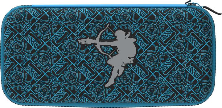 Image du produit PDP Ensemble avec manette REMATCH GLOW et étui de voyage GLOW : Sheikah Shoot, Pour Nintendo Switch, Nin (Switch OLED, Switch)