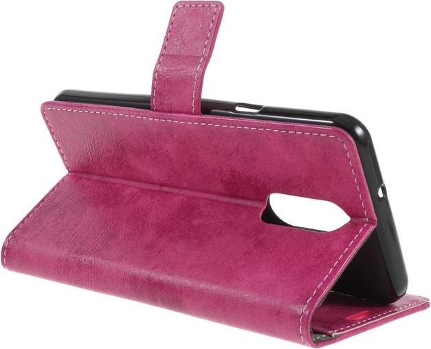 Actual product image MU Style Vintage Leather Bookcover Series (LG Q Stylus, LG Stylo 4)
