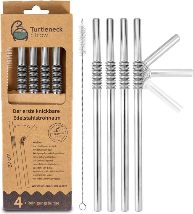 Immagine prodotto Turtleneck Straw Cannucce per bere (5 x)