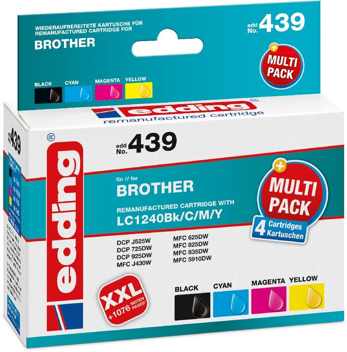 Produktbild Edding Tinte Kombi-Pack (M, C, Y, BK)