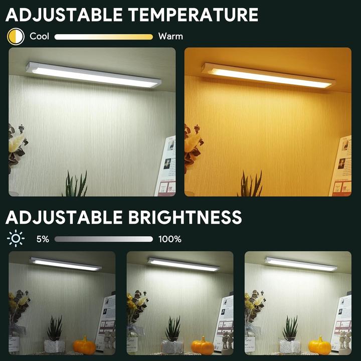 Produktbild Tailcas 3er Set LED Unterbauleuchte mit Bewegungsmelder (360 lm)