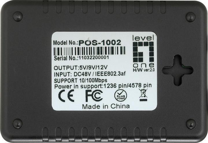 Actual product image LevelOne Pos-1002 (PoE Splitter)