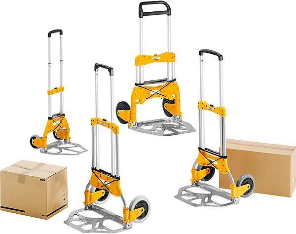 Produktbild eurokraft basic Profi-Aluminium-Sackkarre, klappbar (125 kg)