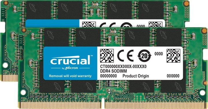 Actual product image Crucial Laptop Memory (2 x 4GB, 2400 MHz, DDR4-RAM, SO-DIMM)