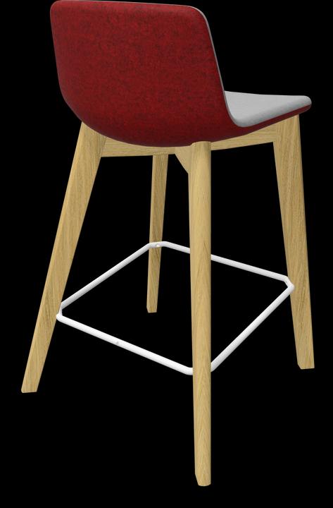 Grey, red melange, White, Ash natural light grey stained