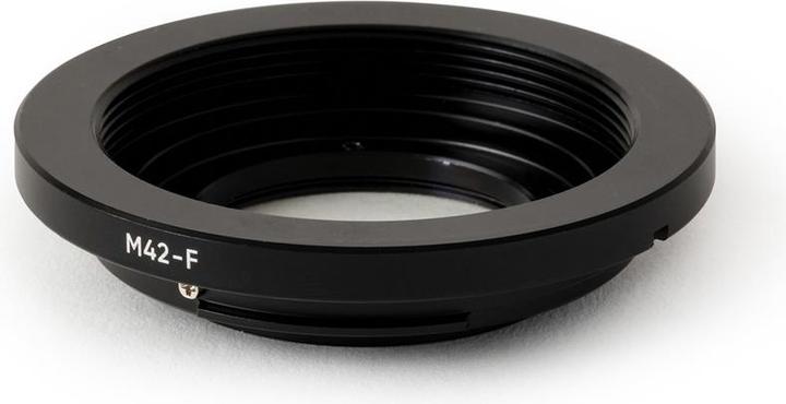 Produktbild Urth Lens Mount Adapter: Compatible with M42 Lens to Nikon F Camera Body (with Optical Glass)