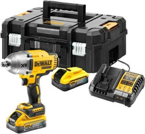 Actual product image DeWalt Battery-powered impact wrench 1/2", 1355Nm 18V Li-lon 2x5.0Ah POWERSTACK (DCF900H2T-QW). (Rechargeable battery operated)