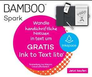 Actual product image Wacom Bamboo Spark, tablet case