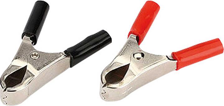 Image du produit Modellbau Lindinger pinces crocodile avec fiche ronde 4mm 2pcs