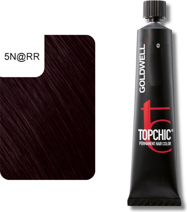 Actual product image Goldwell Topchic Elumenated (5NRR - light brown elumenated intense red)