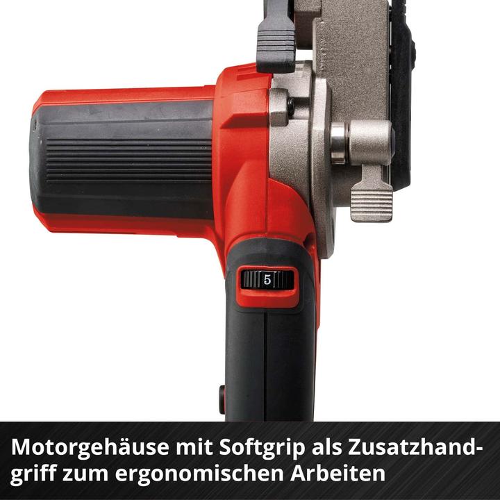 Actual product image Einhell Cordless belt file TE-BF 18 Li Kit (1x 4.0 Ah)
