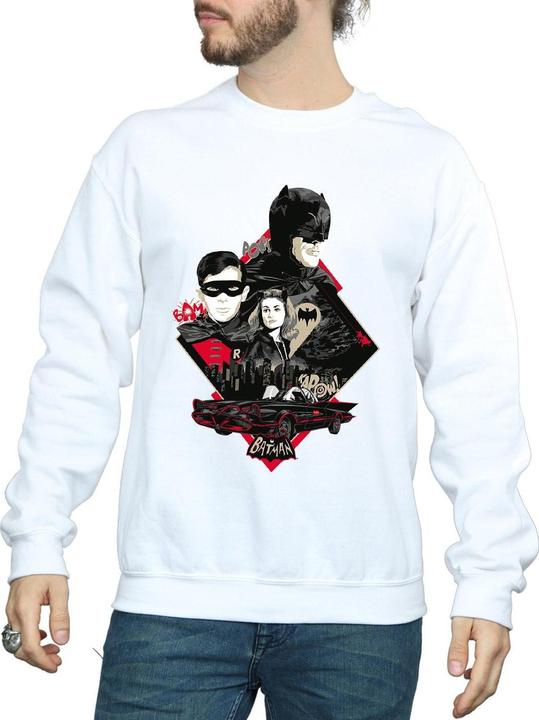 Produktbild Batman TV Serie Charakter Skyline Baumwolle Sweatshirt (XL)
