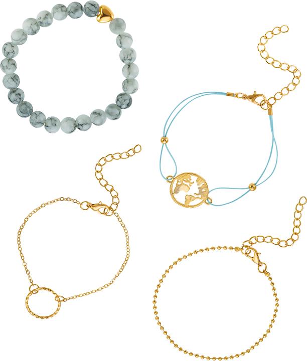 Immagine prodotto Heideman Bracciale multiplo lucido (100% acciaio inossidabile)