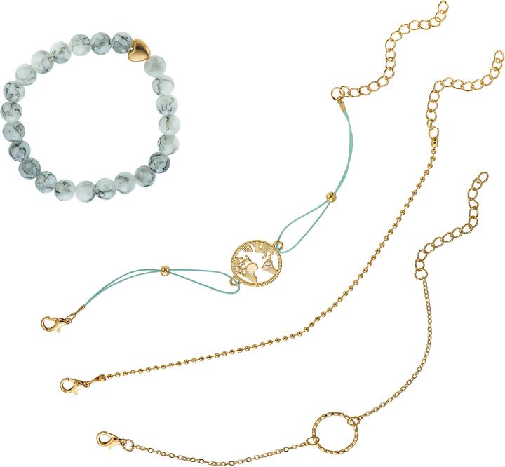 Immagine prodotto Heideman Bracciale multiplo lucido (100% acciaio inossidabile)