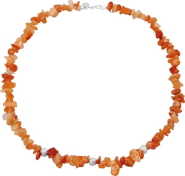 Actual product image Elli Gemstone necklace (Plastic, 925 sterling silver, Aventurine, 40 cm)