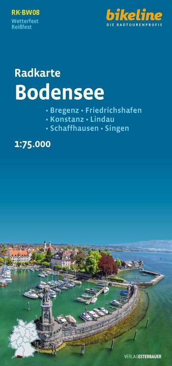 Produktbild Radkarte Bodensee (RK-BW08)
