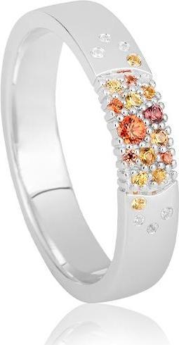 Produktbild Breuning RING - E.SAFIR COGNAC ORANGE/Brill. 0,026 Ct. H/si (57, 750/18 K Gold)