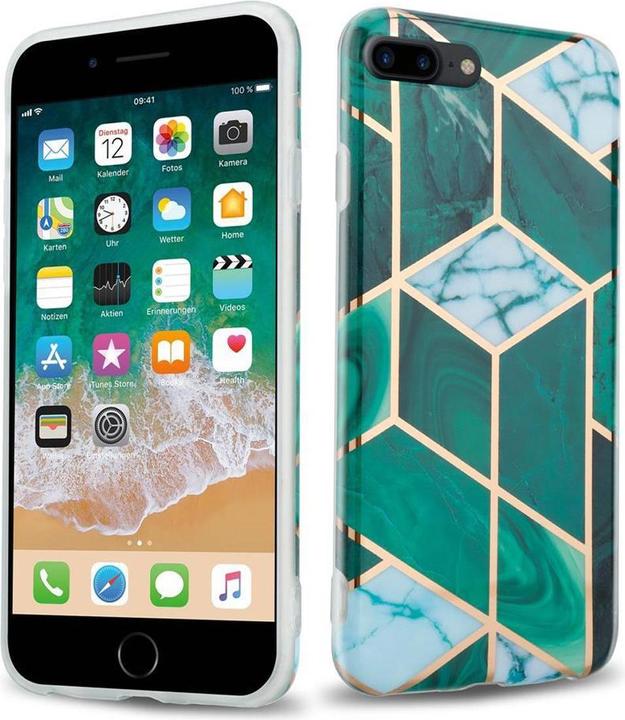 Image du produit Cadorabo IMD TPU Marbre coloré Coque (Apple iPhone 7 Plus, Apple iPhone 7s Plus)