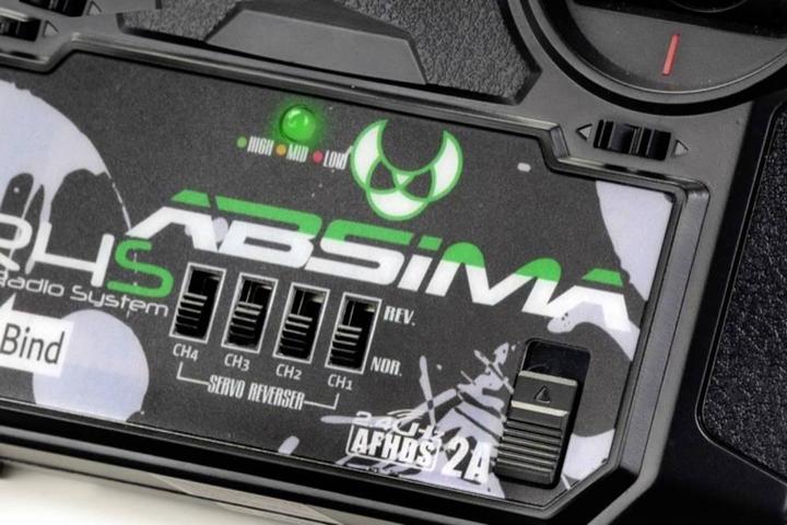 Actual product image Absima 4-channel stick remote control Sr4s 2.4GHz Set