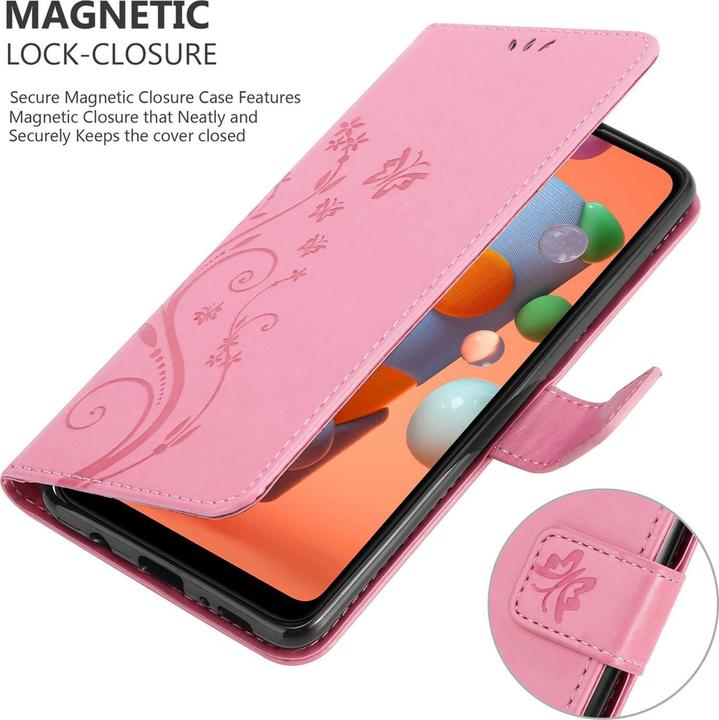 Actual product image Cadorabo Flower Book Cover (Samsung Galaxy M11, Samsung Galaxy A11)