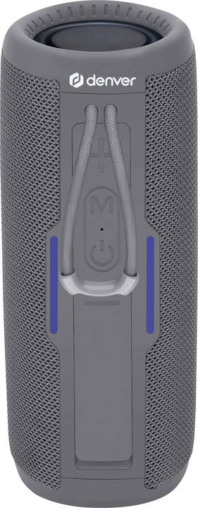 Image du produit Denver Haut-parleur Bluetooth BTV-150GR, gris (4 h, Fonctionnement sur batterie)