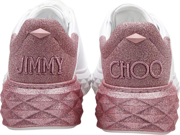 Produktbild Jimmy Choo white leather sneakers with glitter degrade (39)