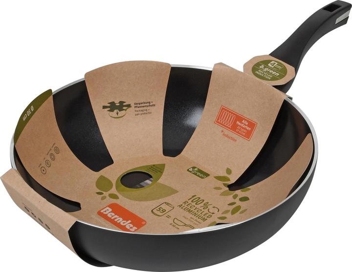 Produktbild Berndes Wok Alu Recycled Induction 30 cm (30 cm, Bratpfanne, Aluminium)