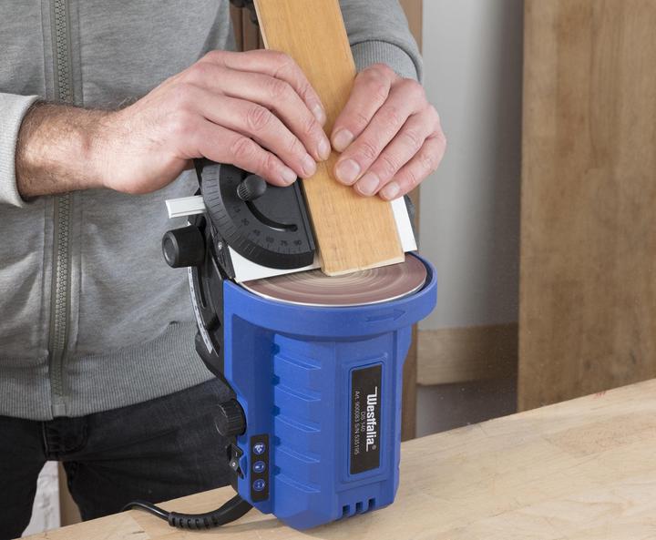 Produktbild Westfalia Tellerschleifer mit Gehrungswinkel, 140 Watt