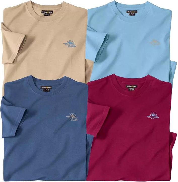 Produktbild Atlas For Men Adventure TShirt (4erPack) (XXL)