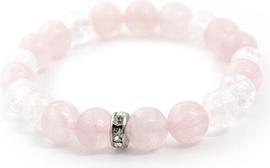 Produktbild Beneto Beaded bracelet made of rosemary and cracked crystal MINK14 / 17