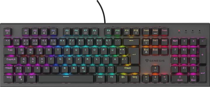Produktbild Genesis Gaming Tastatur THOR 303 silent kabelgeb. DE (DE, Kabelgebunden)