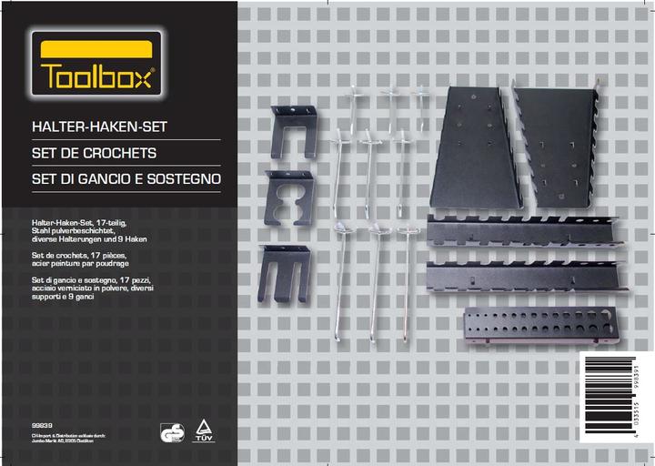 Produktbild Toolbox Halter-Haken-Set,17-tlg.