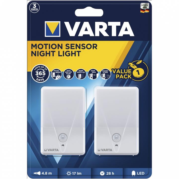 Image du produit Varta Lampe de nuit à détecteur de mouvement (Twin Pack) sans pile 16624101402
